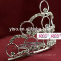 Decoração de cabelo princesa rhinestone tiaras coroas